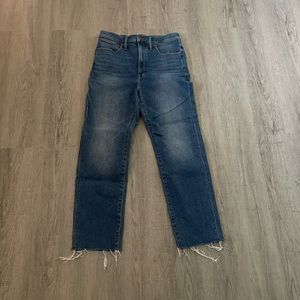 Madewell medium wash denim with some elasticity size 30